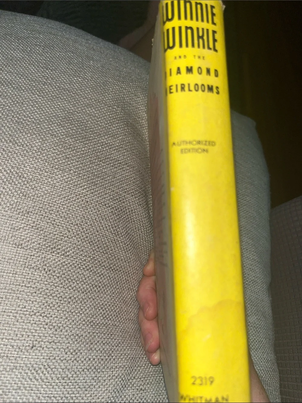 Winnie Winkle and the Diamond Heirlooms - Yellow Cover Collectible Book